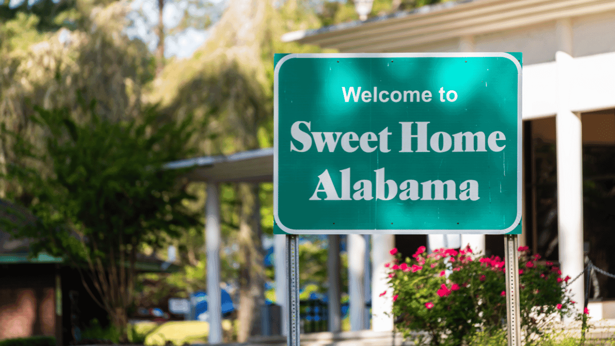 Sweet Home Alabama Welcome Sign