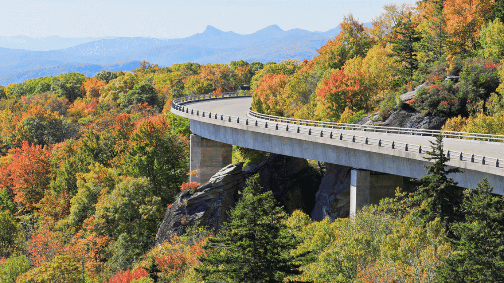 Blue Ridge Parkway Linn Cove North Carolina